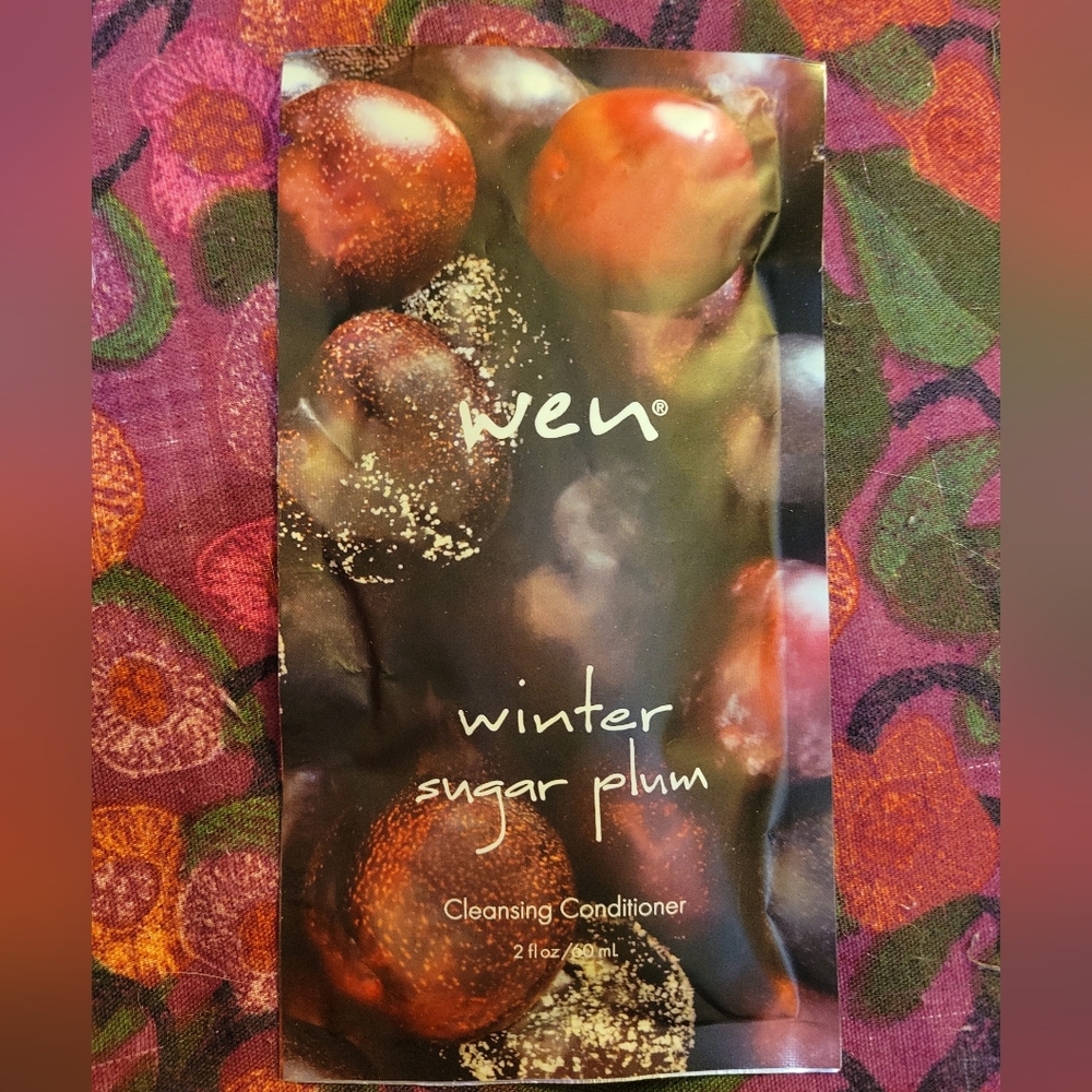 WEN by Chaz Dean WINTER SUGAR PLUM Cleansing Conditioner 2 fl oz Travel Size Pkg